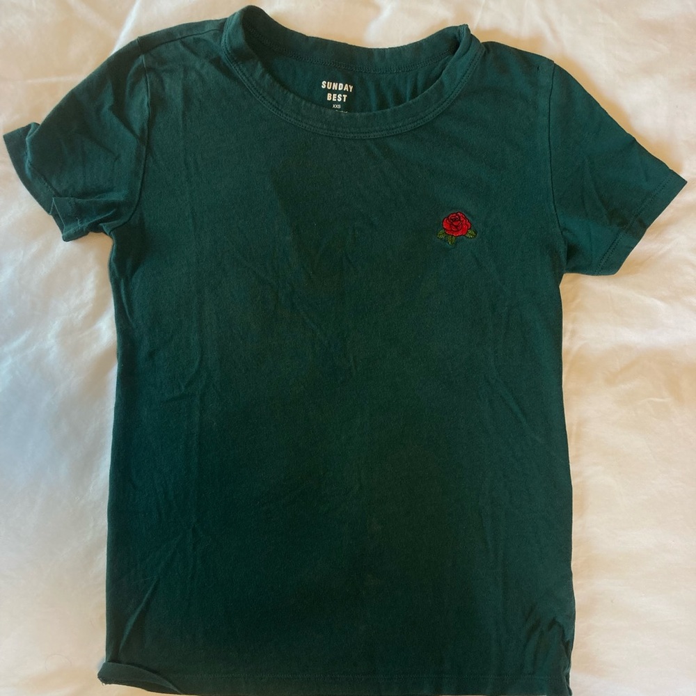 Aritzia Sunday Best Candy Tee: rose